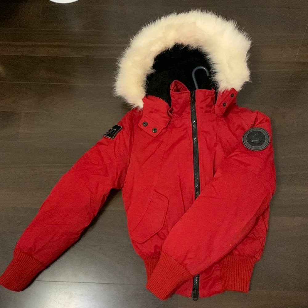 Toboggan Canada Red Bomber Jacket